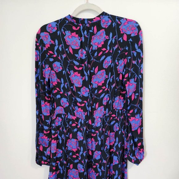 Joe Fresh Vintage Dress, Floral, Summer Vibe, Long sleeves Dress, Size Small - Picture 4 of 5